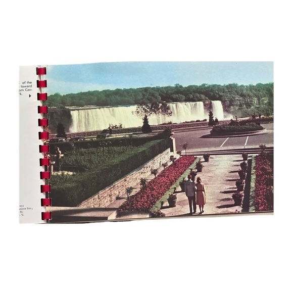 1955 NIAGARA FALLS AMERICA'S WONDERLAND IN NATURAL COLOR BOOK - J 8704 - Picture 2 of 5
